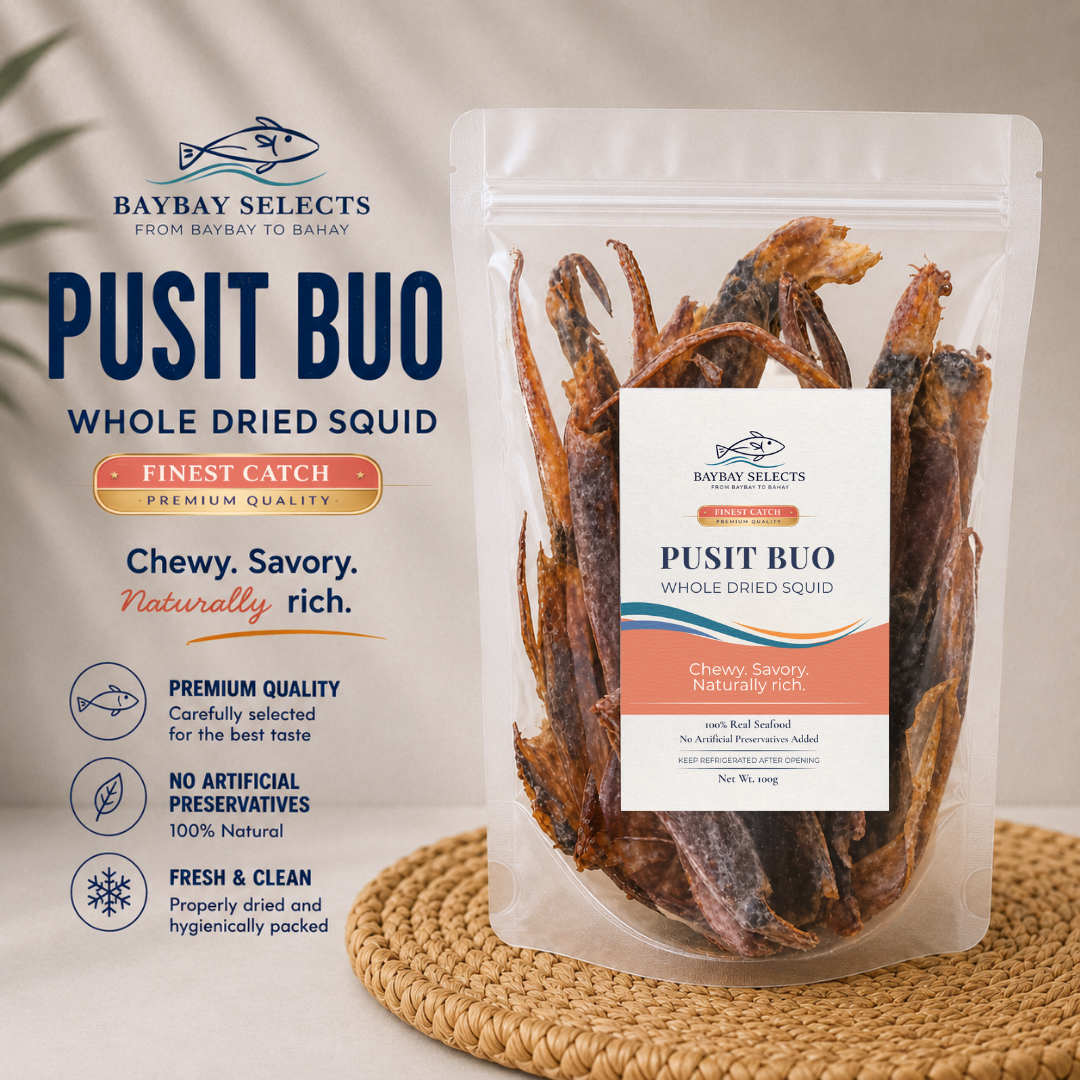 Whole Dried Squid (Pusit Buo)